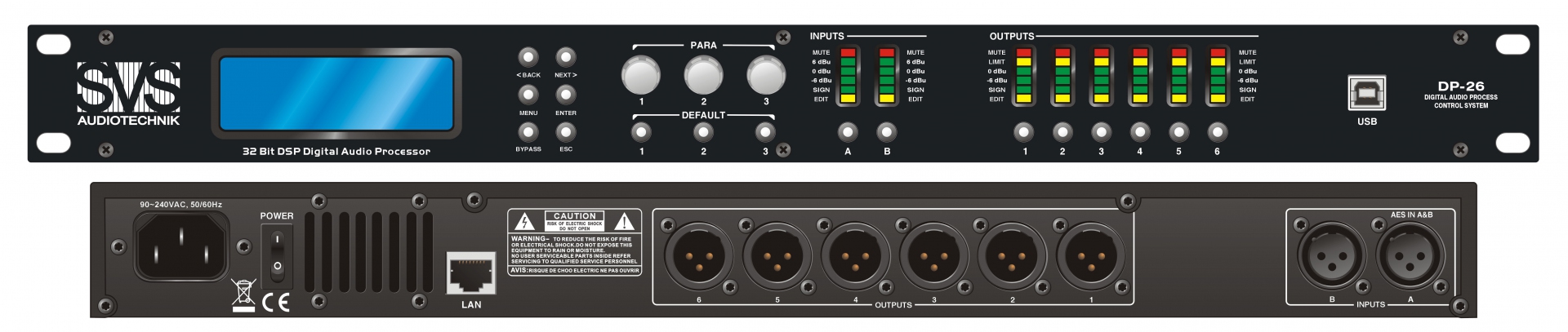 SVS Audiotechnik DP-26 Цифровой процессор: 2 входа 6 выходов в Сафоново
