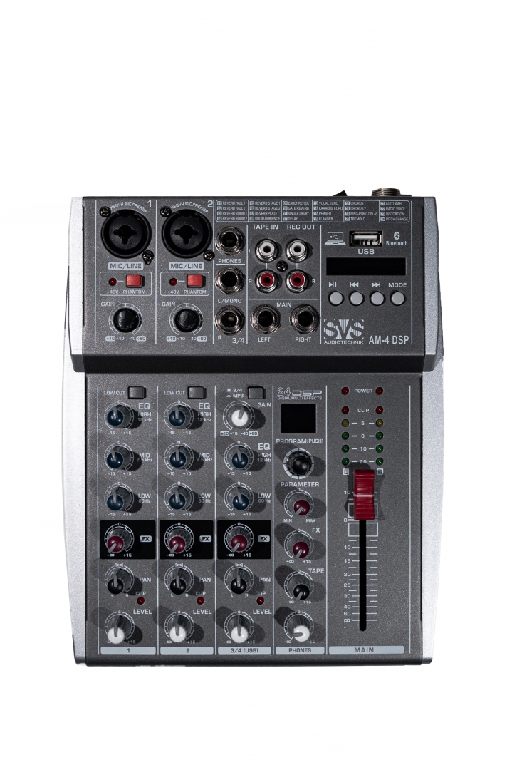 SVS Audiotechnik mixers AM-4 DSP Аналоговый микшерный пульт, 4-канала в Сафоново
