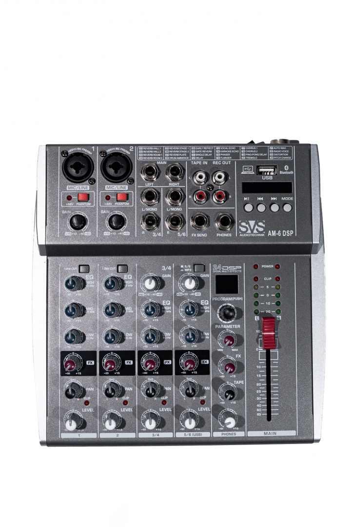 SVS Audiotechnik mixers AM-6 DSP Микшерный пульт аналоговый, 6-канальный SVS Audiotechnik mixers в Сафоново